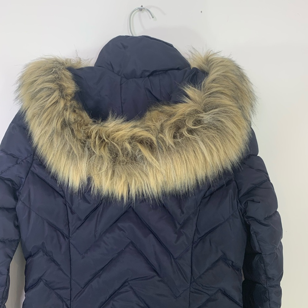 MARC NEW YORK Roxbury Matte Satin Puffer Coat Navy XS NWT - Picture 13 of 15